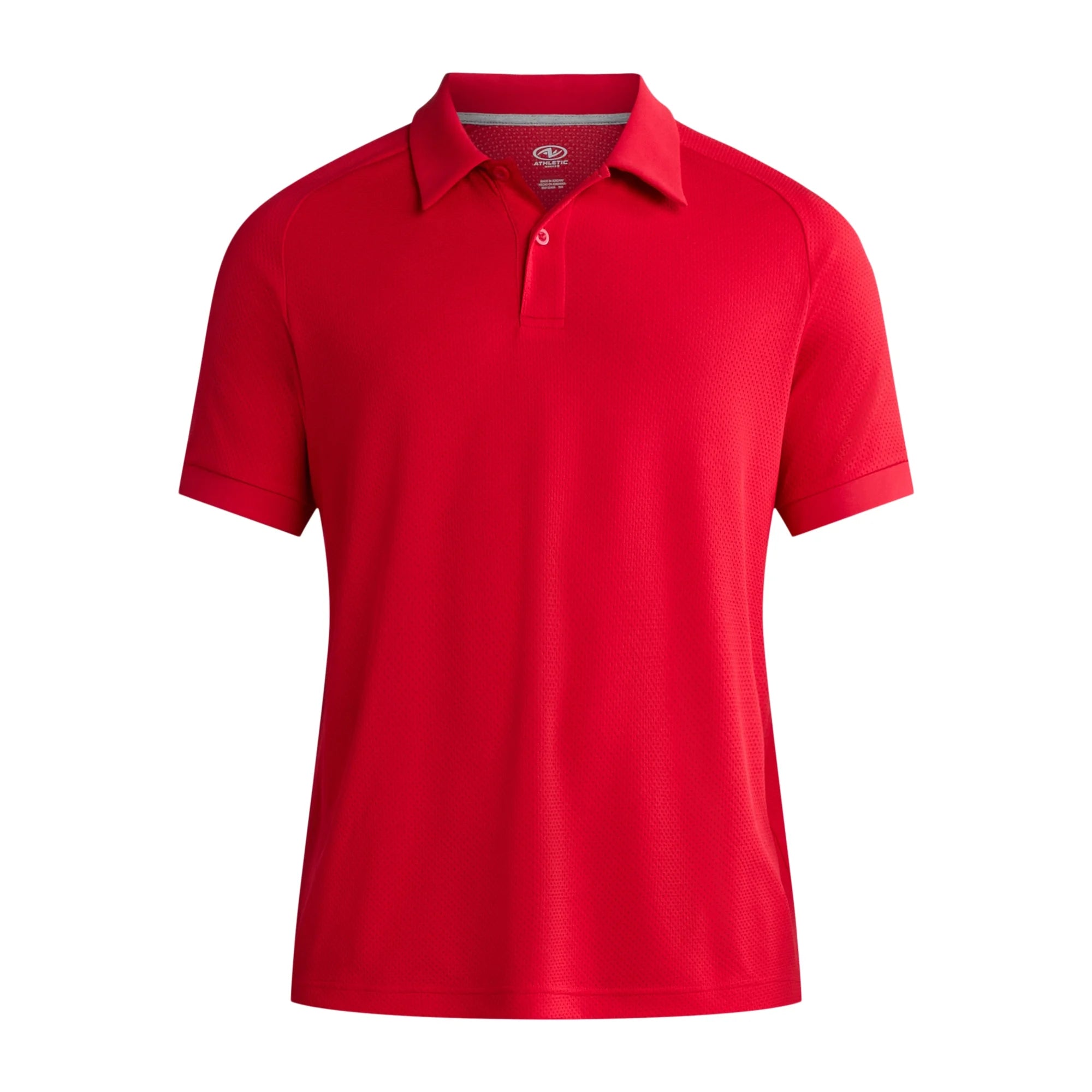 Athletic Works Men's & Big and Tall Men's Active Mesh Polo Shirt, Size XS-5XL