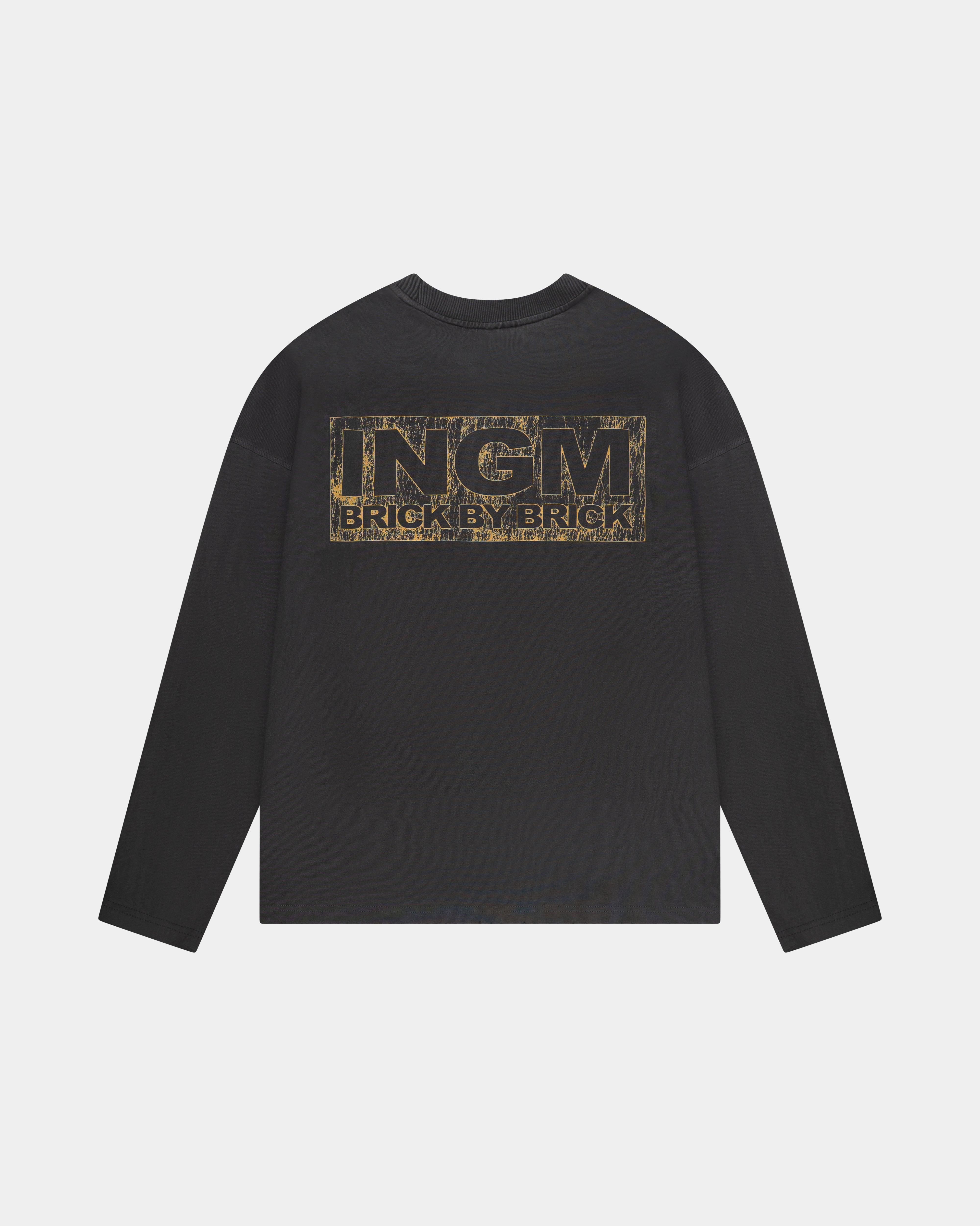 BRICK LONGSLEEVE – VINTAGE BLACK