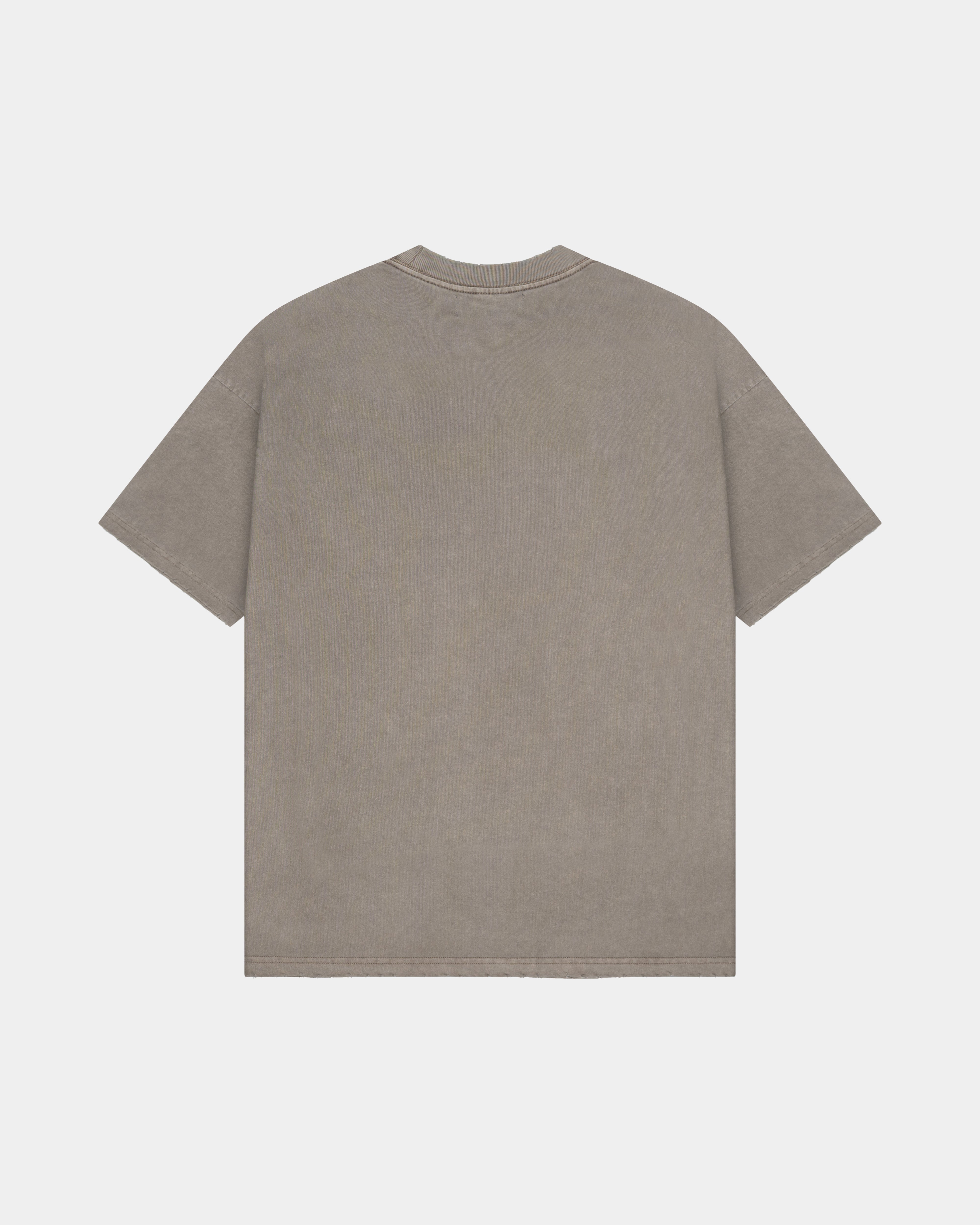 REVERSE T-SHIRT – TAUPE GREY