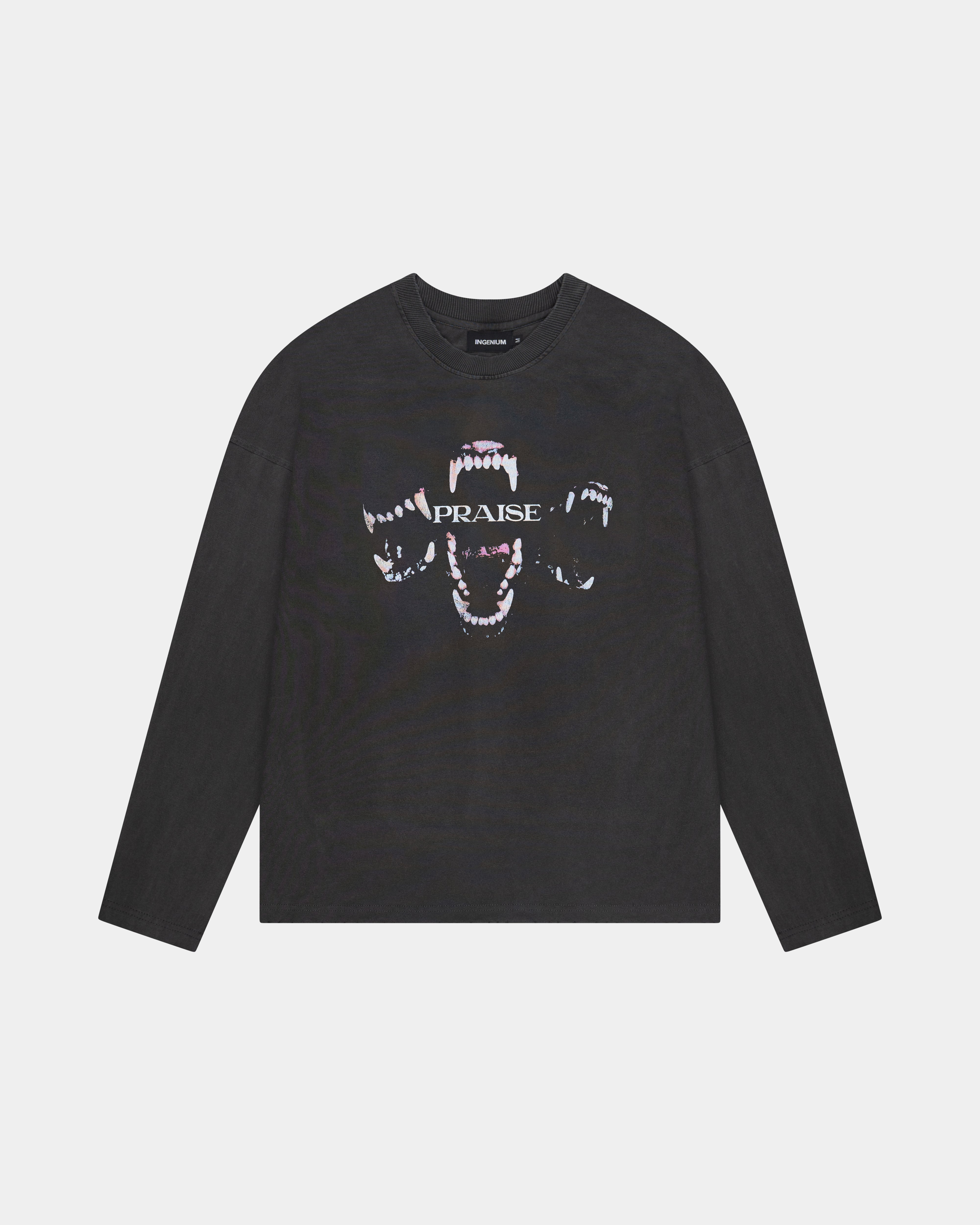 PRAISE LONGSLEEVE – VINTAGE BLACK