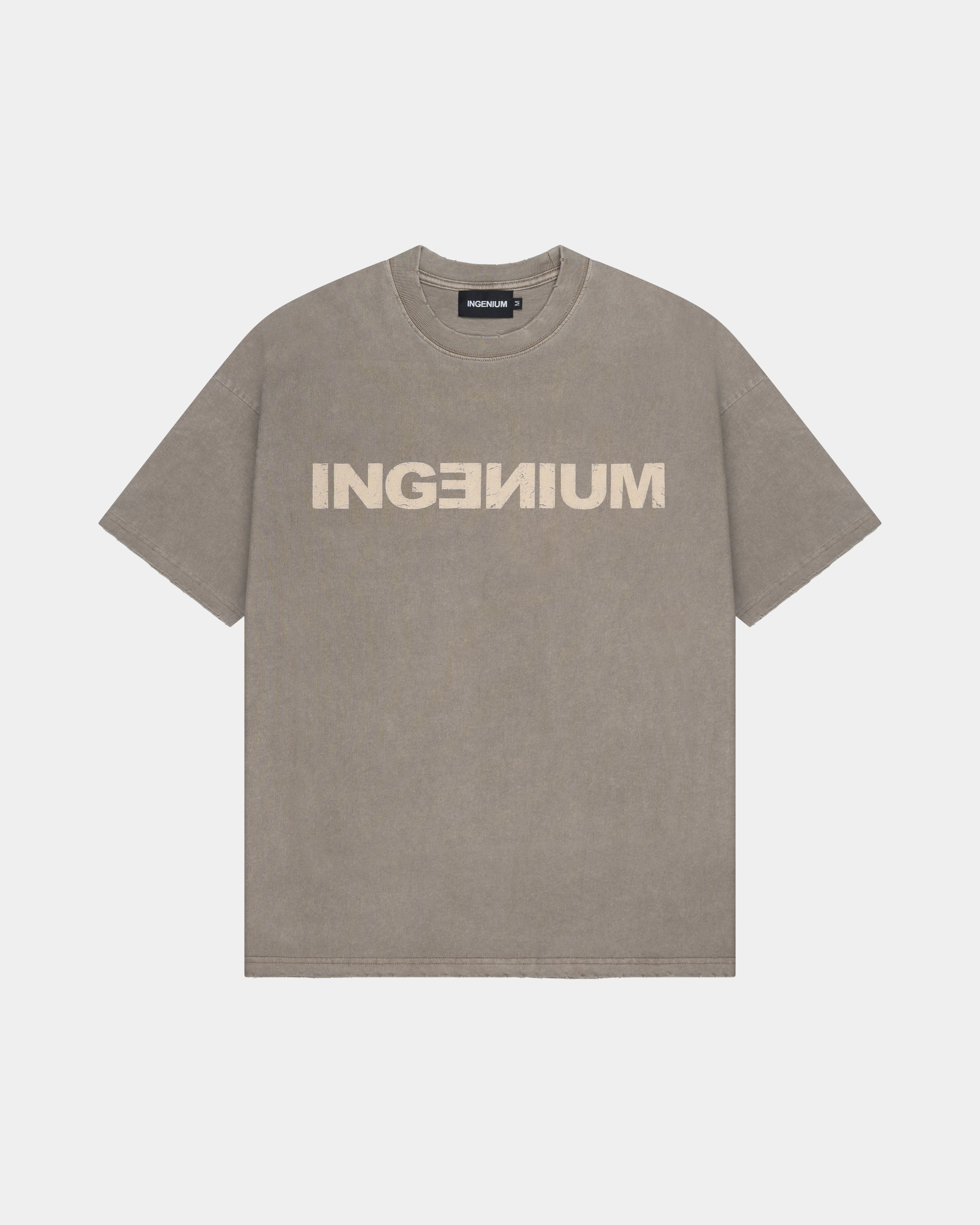 REVERSE T-SHIRT – TAUPE GREY