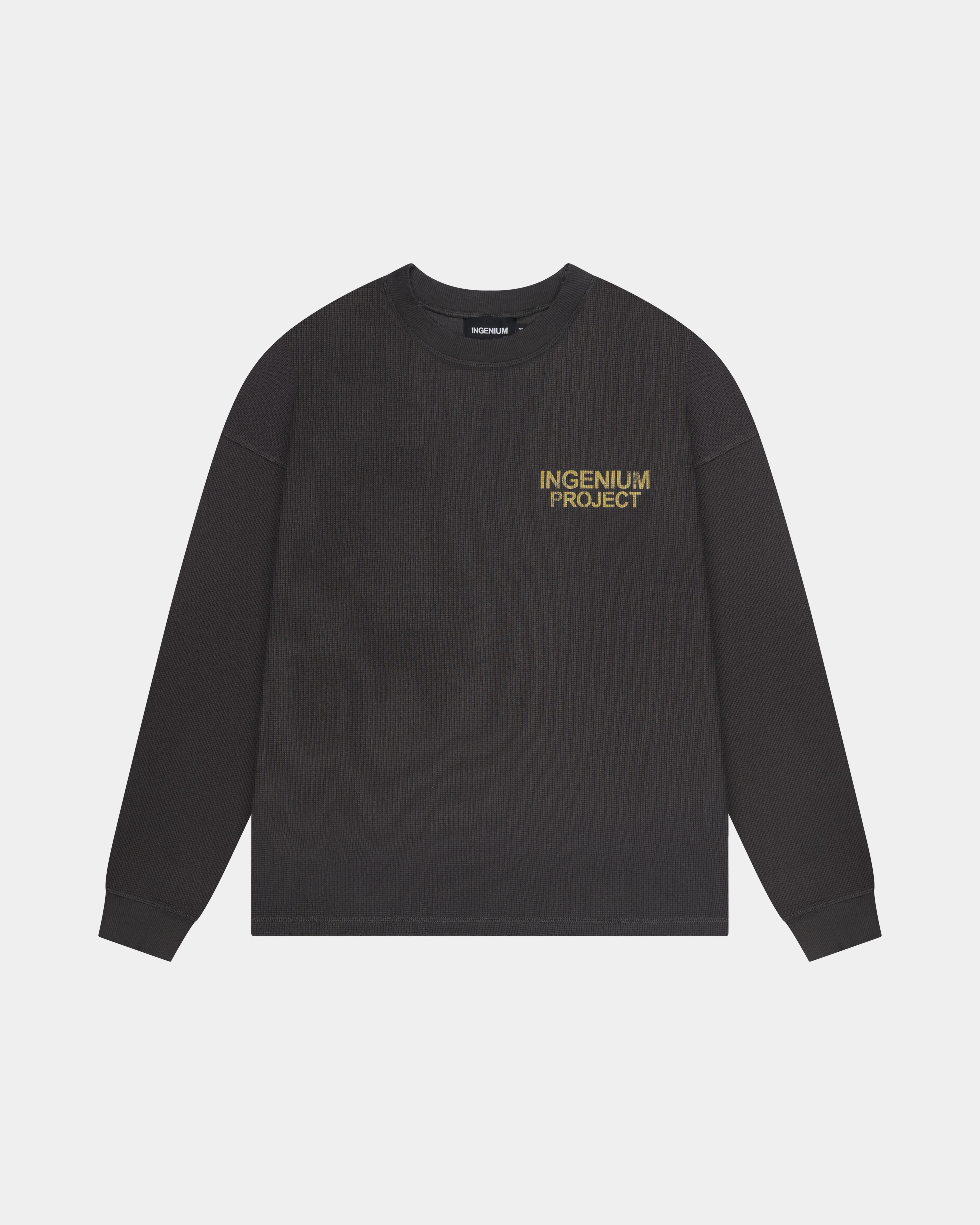 INGENIUM PROJECT WAFFLE LONGSLEEVE – VINTAGE GREY