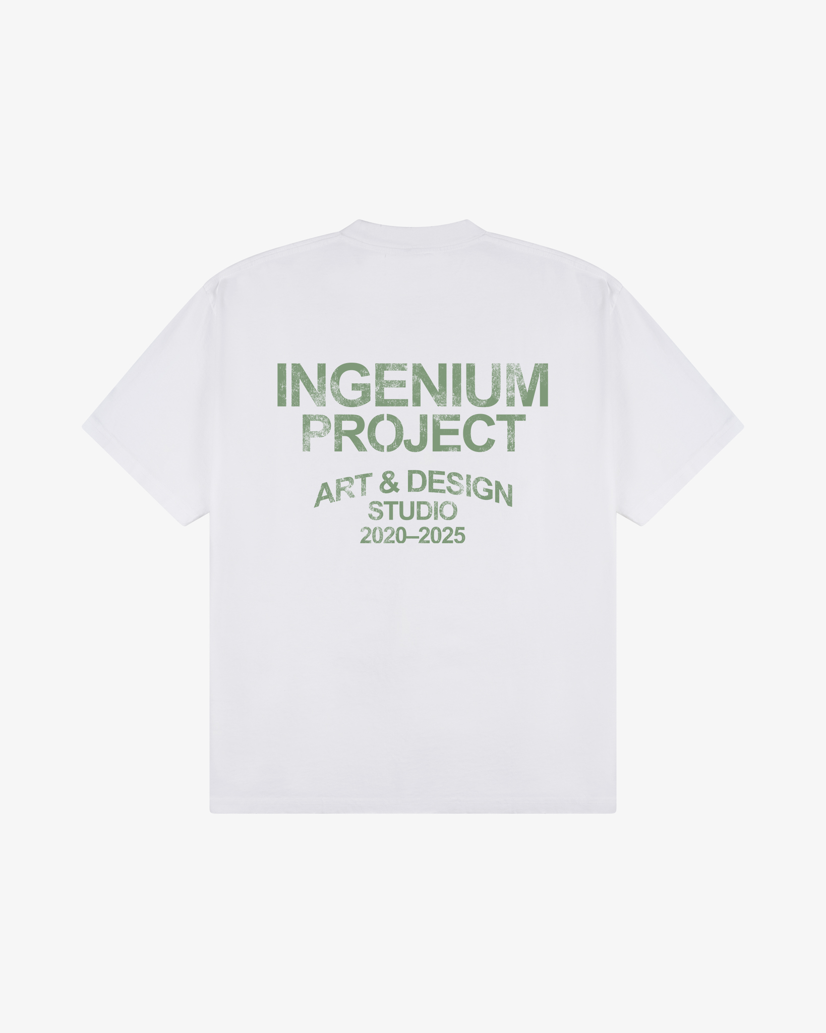 INGENIUM PROJECT T-SHIRT - Offwhite/Matcha